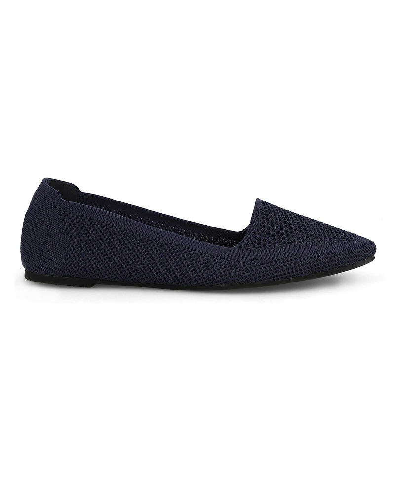 Mia Women's Corrine Ballet Knit Flats