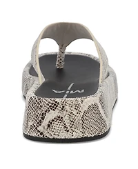 Mia Women's Pamelia Thong Round Toe Sandals