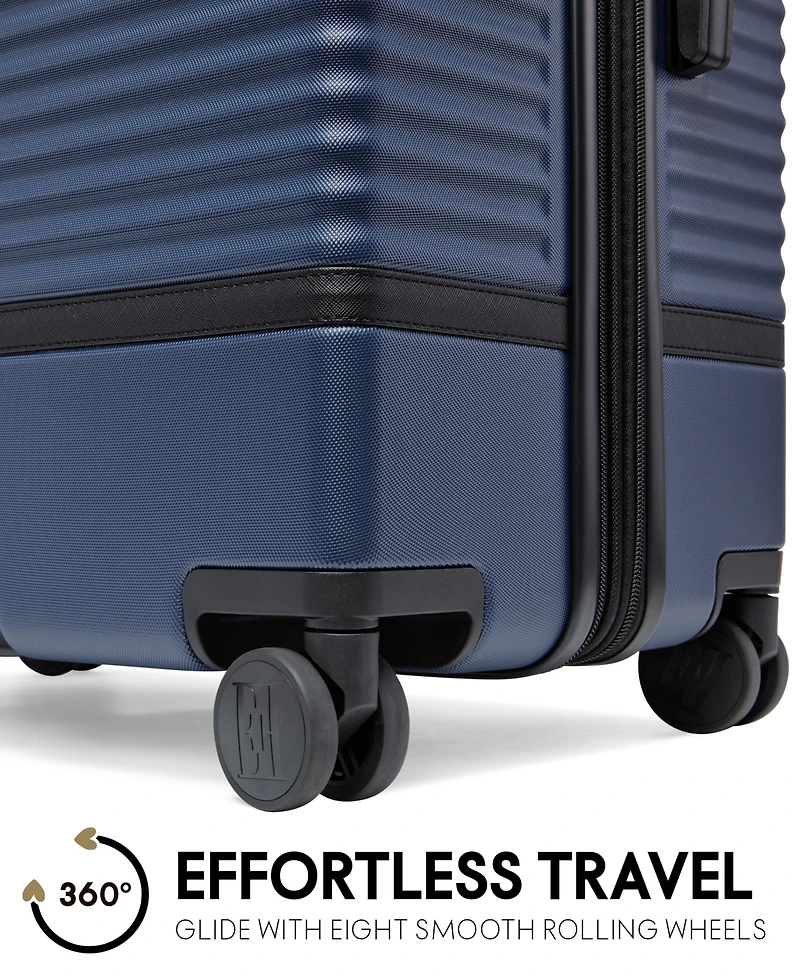 Elle Belleville 3-Piece Expandable Retro Spinner Luggage Set
