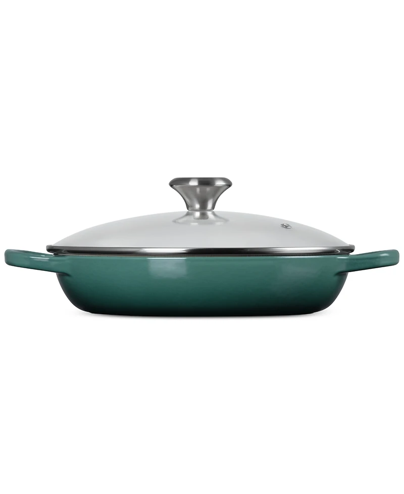 Le Creuset Enameled Cast Iron Signature Round 2.25-Qt. Braiser with Glass Lid