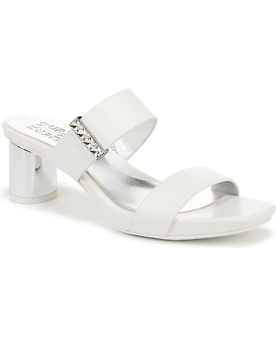 Naturalizer Women's Ida 2 Square Open Toe Slide Dress Sandals