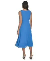 Jessica Howard Petite Lace Jacket & Chiffon Midi Dress Set