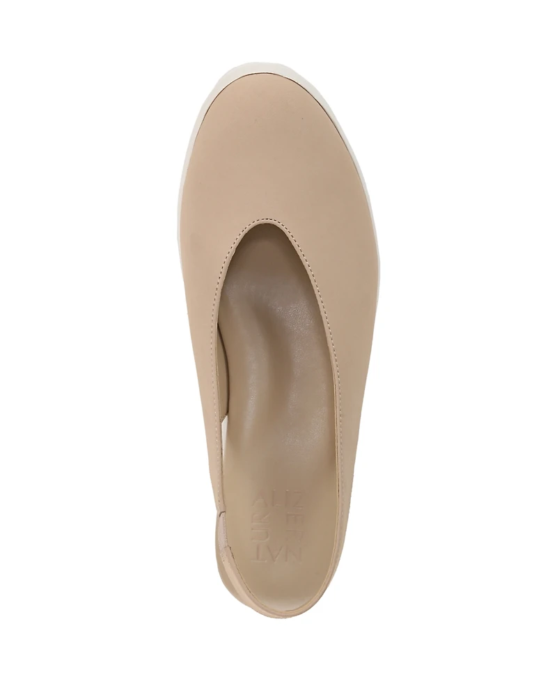 Naturalizer Women's Sutton Closed Almond Toe Slingback Wedges