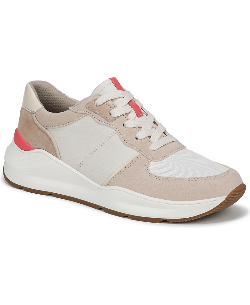 Naturalizer Women's Blossom Round Toe Lace Up Wedge Sneakers