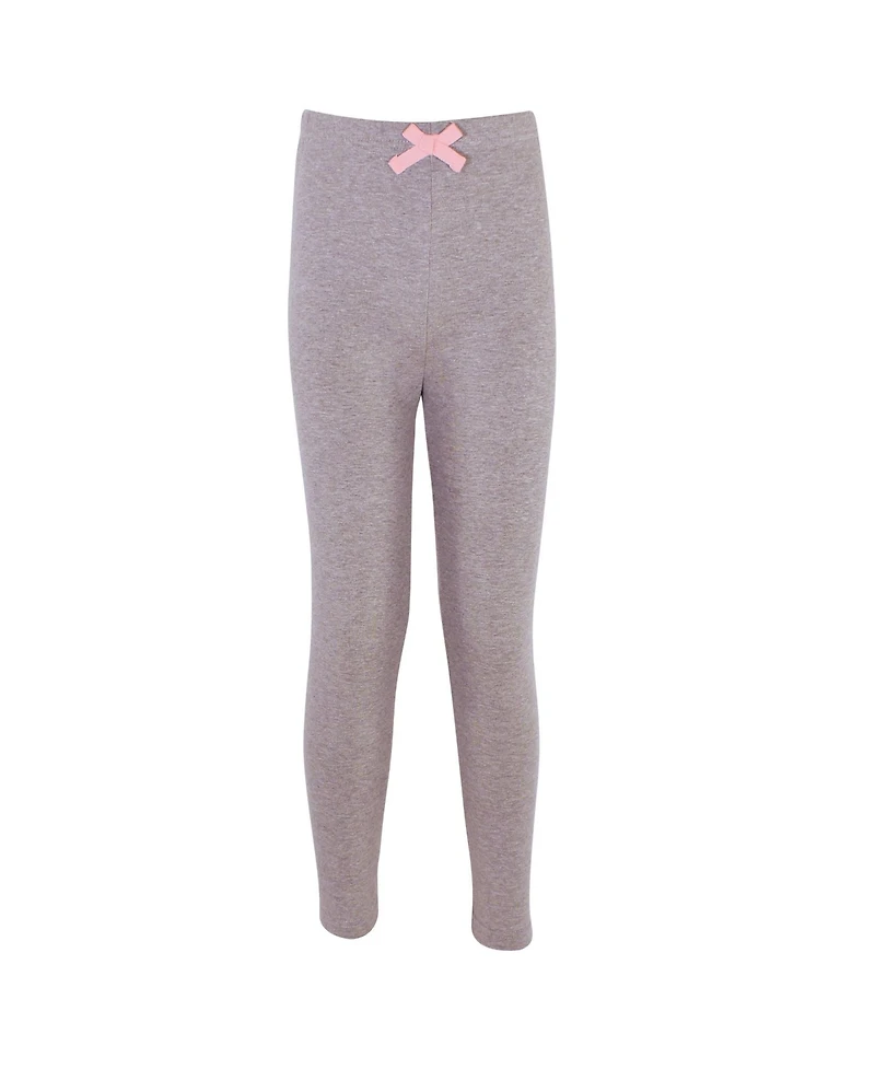 Touched by Nature Baby Girls Youth Organic Cotton Leggings 4pk