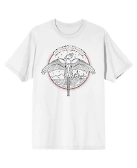 Harry Potter Men's The Order Of The Phoenix Logo White Tee T-Shirt