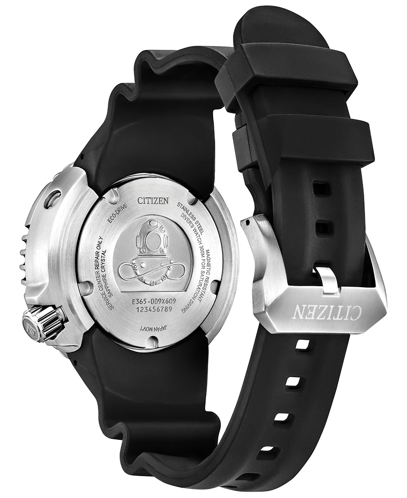 Citizen Men's Promaster Dive Black BENEBiOL Pu Strap Watch 46mm