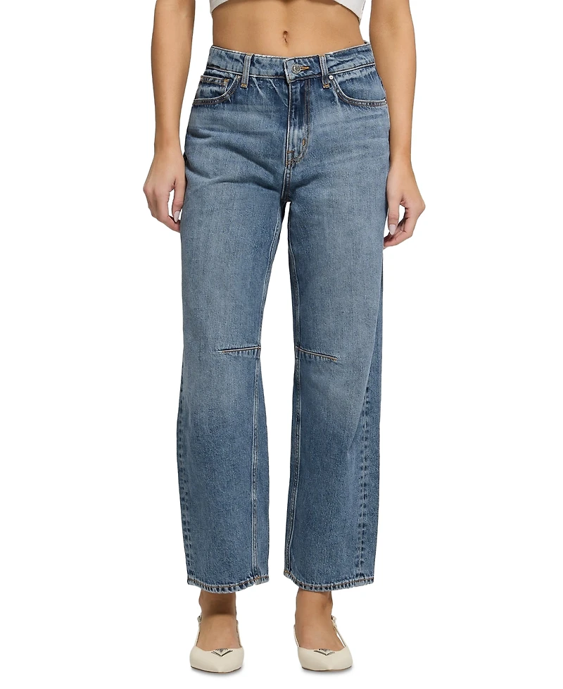 Guess Women's High-Rise Relaxed Barrel-Fit Jeans