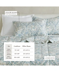 Linery & Co. Reversible Down Alternative Printed Comforter Set
