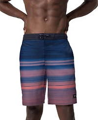 Speedo Men's Onshore Bondi Basin Ombre Stripe Drawstring 9" Boardshorts