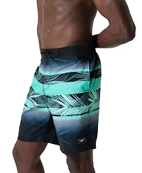 Speedo Men's Bondi Basin Palm Print Drawstring 9" Boardshorts