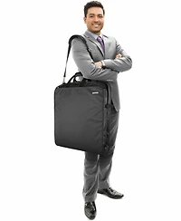 42" Premium Travel Garment Bag with Shoulder Strap and Pockets
