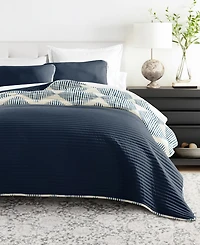 ienjoy Home Distressed Diamond Reversible 3-Pc. Lightweight Quilt Set, King/California King
