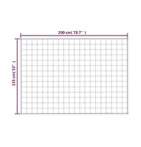 Weighted Blanket Gray 53.1"x78.7" 22 lb Fabric