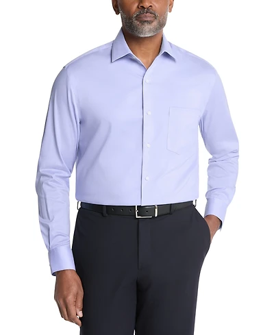 Van Heusen Men's Regular Fit Ultra Wrinkle Free Spread Collar Dress Shirt