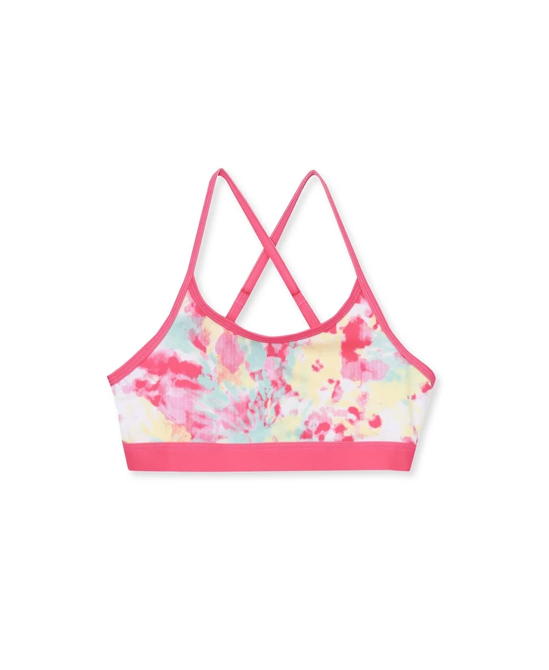 Lands' End Girls Chlorine Resistant Criss Cross Bikini Top