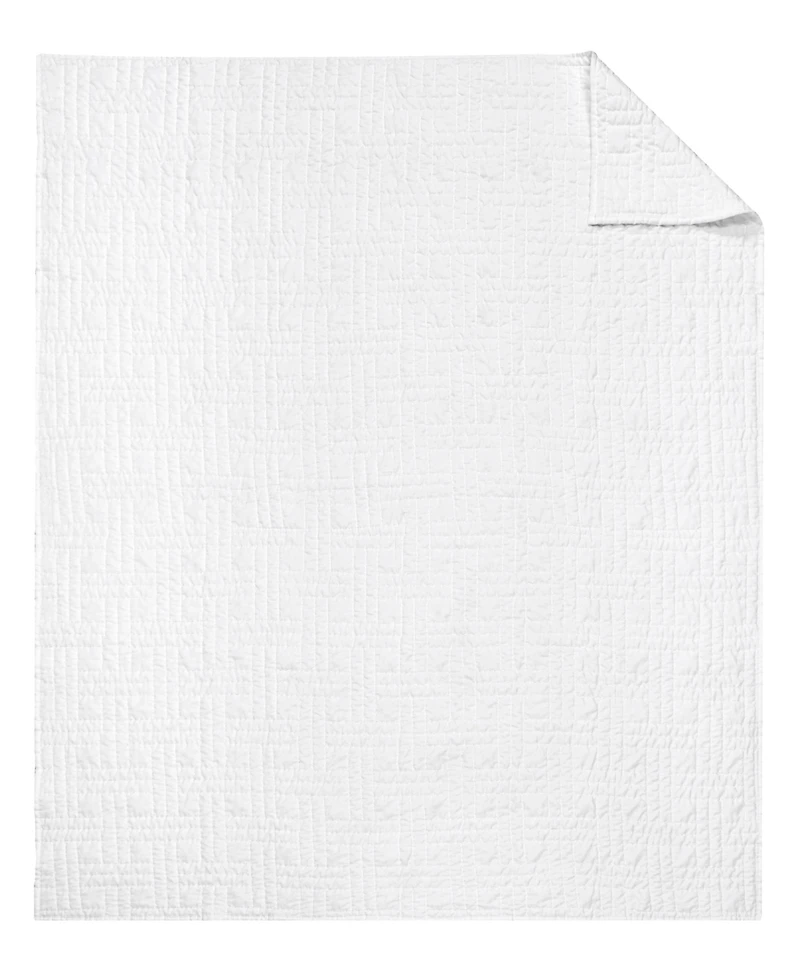 Levtex Melange Stitch Stitching Quilted Throw, 50" x 60"