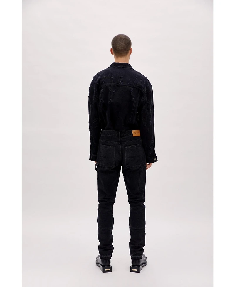 Pcfg Men's Cargo Denim Pant With Zip