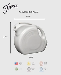 Fiesta Linen Mini Disk Pitcher