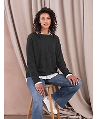 Celtic & Co. Women's Geelong Slouch Crew Sweater