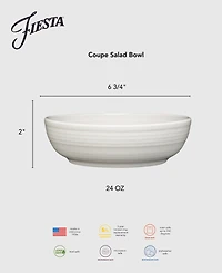 Fiesta Linen Bistro Coupe Salad Bowl