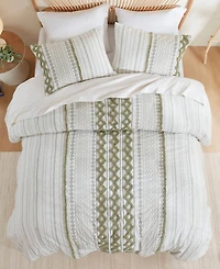 Ink+Ivy Imani 3-Pc. Duvet Cover Set, Full/Queen