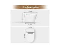 Casainc Smart Toilet, Auto Flush, Heated Seat