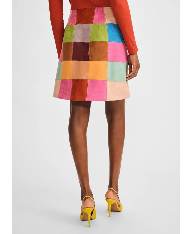 Isaac Mizrahi Women's Patchwork Skirt