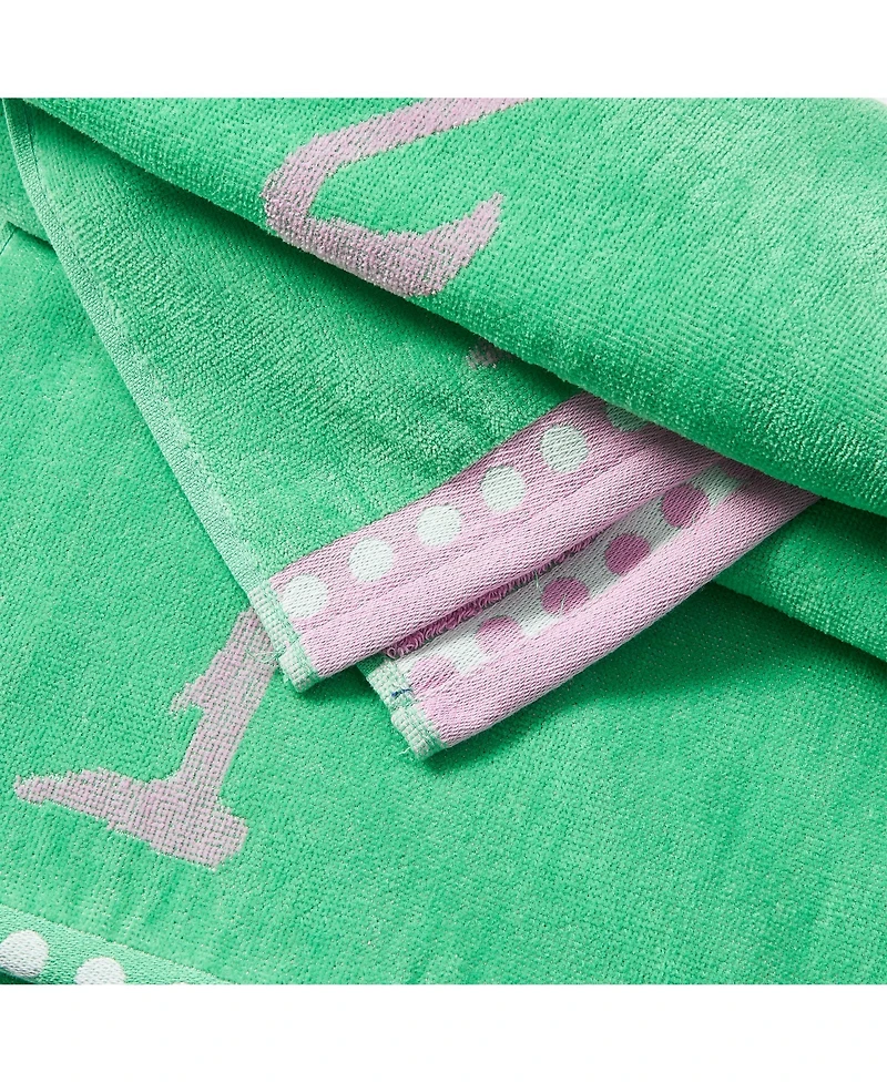 Linery & Co. 100% Cotton Jacquard 2 Pack Summer Beach Towels