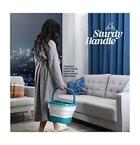 Foot Spa With Heat And Massage Electric Rotary Massage Includes A Remote Control A Pumice Stone Collapsible Foot Spa With Heat And Massage Bubbles and