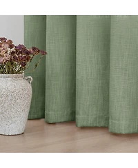 Linen Blend Privacy and Light Filtering Texture Grommet Pair(2 Panels