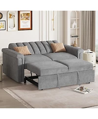 Convertible Soft Cushion Sofa Pull Bed ,for Two People to Sit On