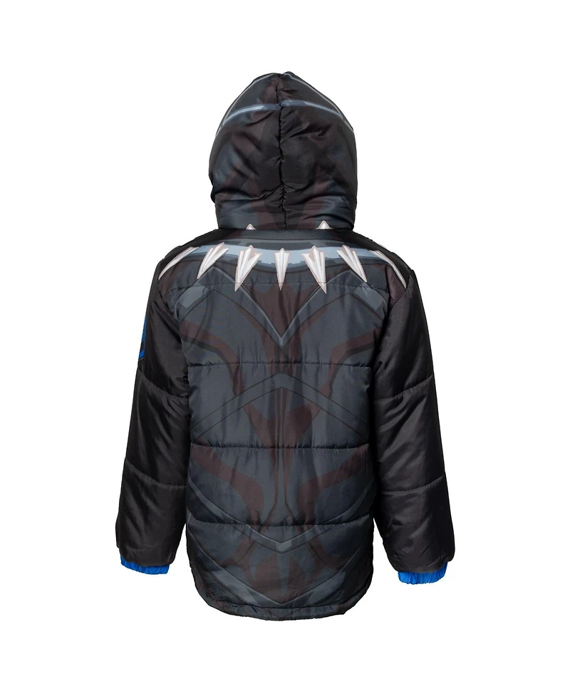Avengers Boys Marvel The Hulk Zip Up Winter Coat Puffer Jacket