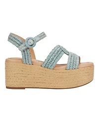 Marc Fisher Ltd Women's Payley Woven High Platform Wedge Sandals