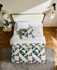 Lacoste Home Signature Cotton 2-Pc. Quilt Set, Twin