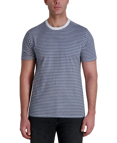 Karl Lagerfeld Paris Men's Houndstooth T-Shirt