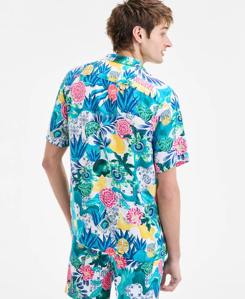Original Penguin Men's Floral Shirt
