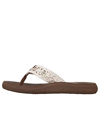 Skechers Women's Relaxed Fit: Asana - Ocean Breezier Flip-Flop Sandals from Finish Line
