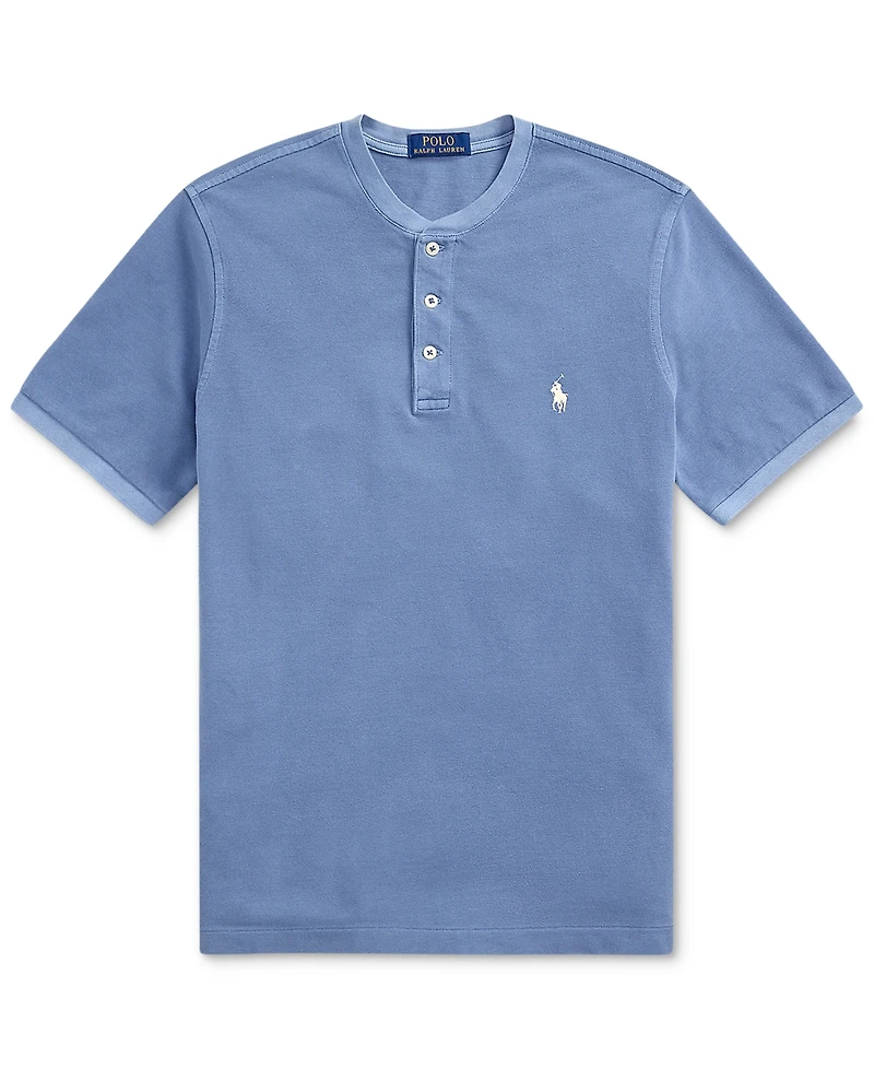 Polo Ralph Lauren Men's Cotton Pique Henley Shirt