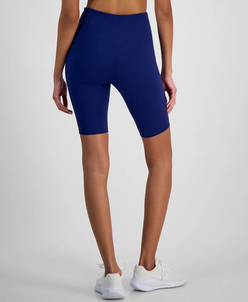Id Ideology Women's Studio 10.5" Bike Shorts, Exclusively at Macy's