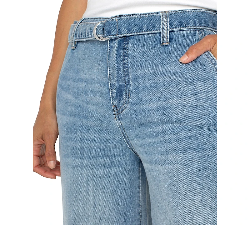 Liverpool Los Angeles Women's High Rise Super Stride Jeans with Belt