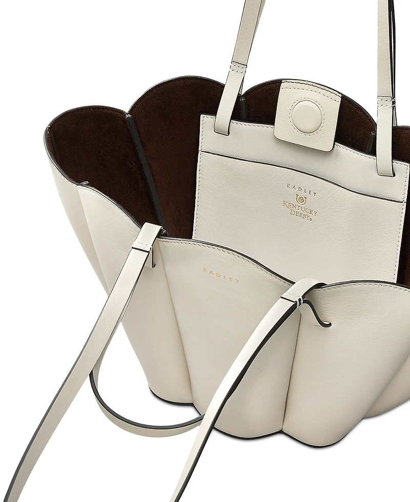 Radley London Kentucky Derby Small Leather Open Top Grab Bag