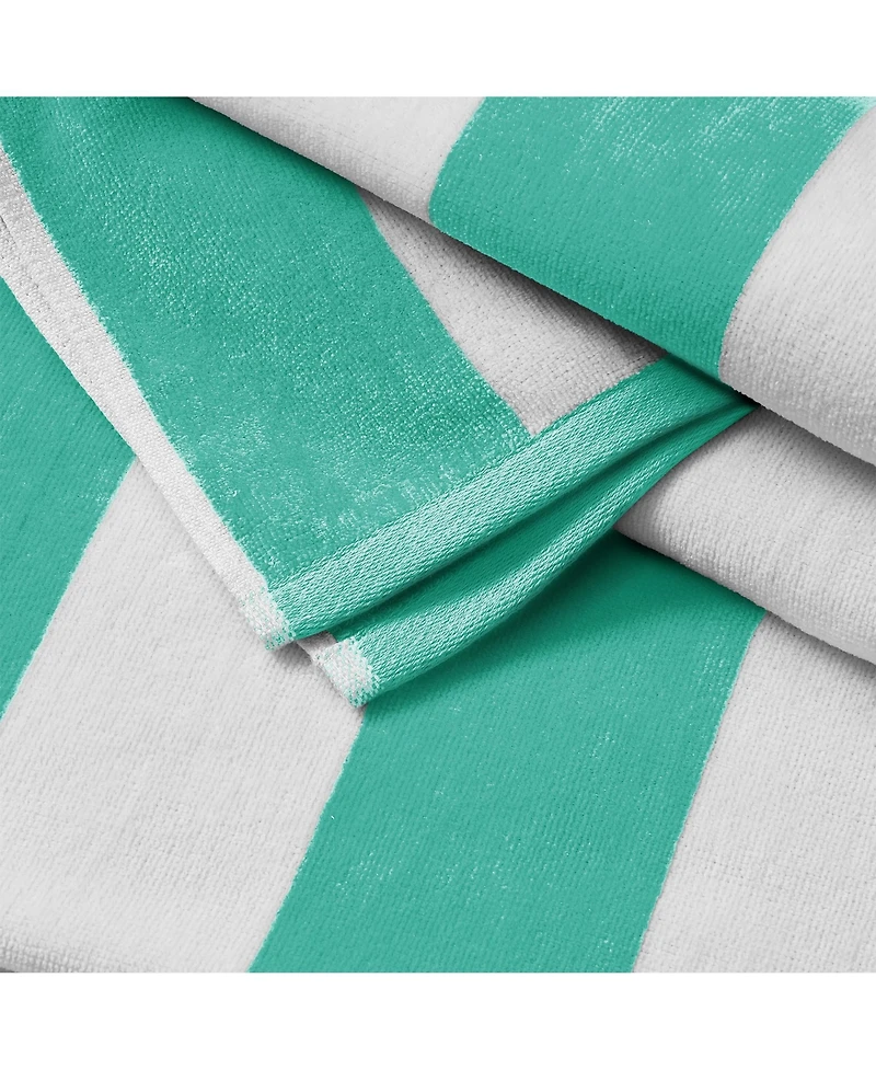 Linery & Co. Oversized Cotton Cabana Beach Towel, Single - 35" x 70"