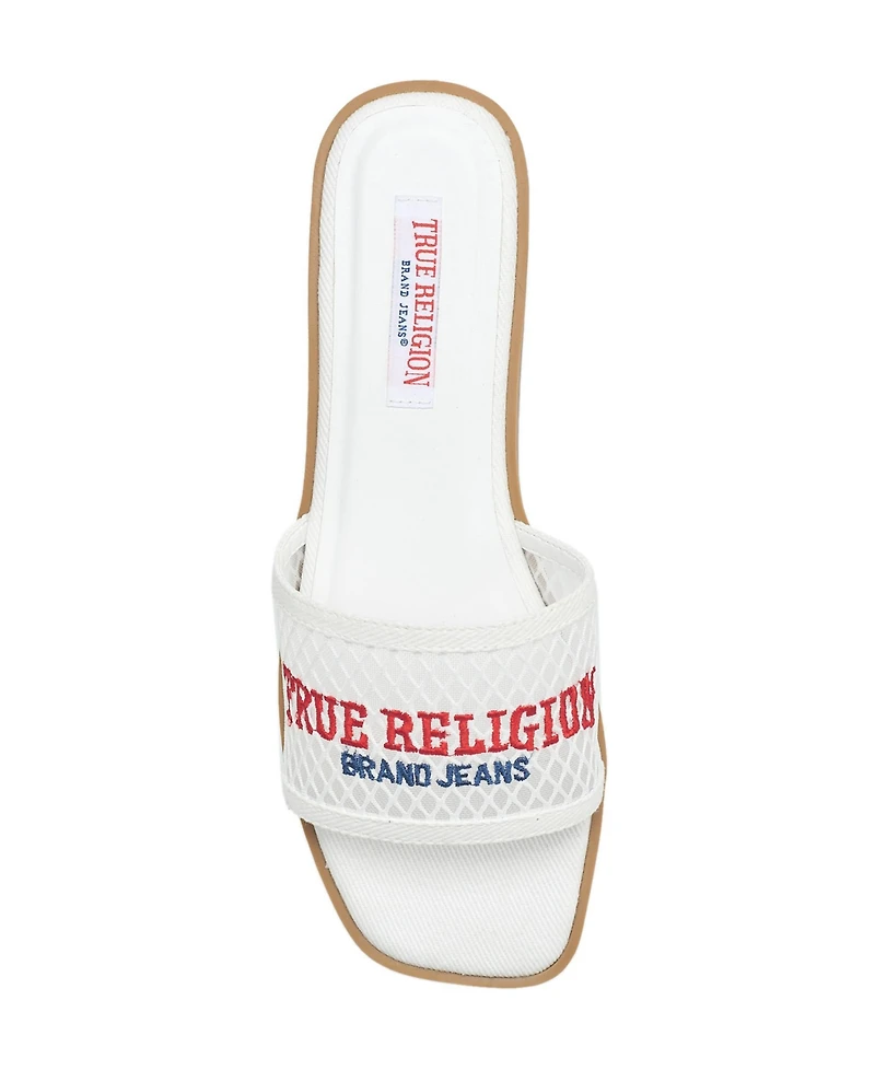 True Religion Brat Mesh Slip on Sandal
