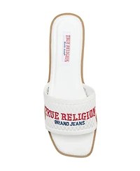 True Religion Brat Mesh Slip on Sandal