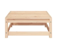 vidaXL Patio Footstool 27.6"x27.6"x11.8" Solid Pinewood