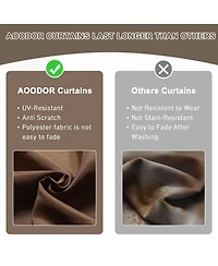Aoodor 10' x 13' Gazebo Curtain Set Protecting Privacy Side Walls 4 Panels, Curtain Only