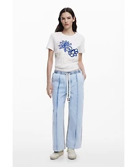 Desigual Women's Cropped Jogger Jeans