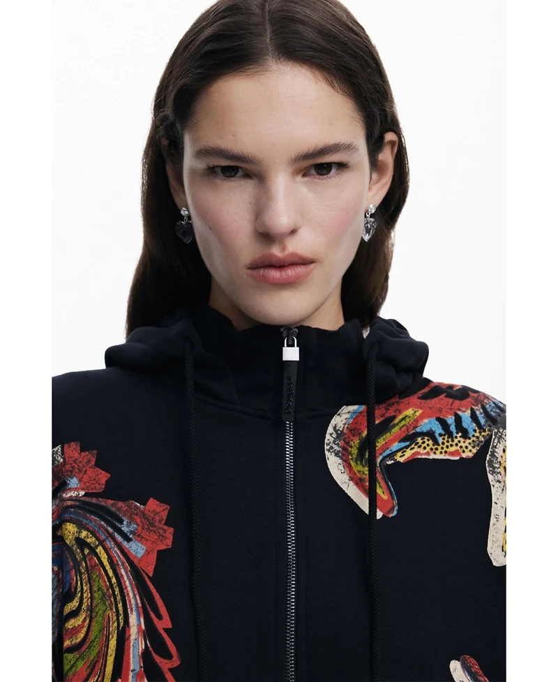 Desigual Women's Sweatshirt designed by Mr. Christian Lacroix