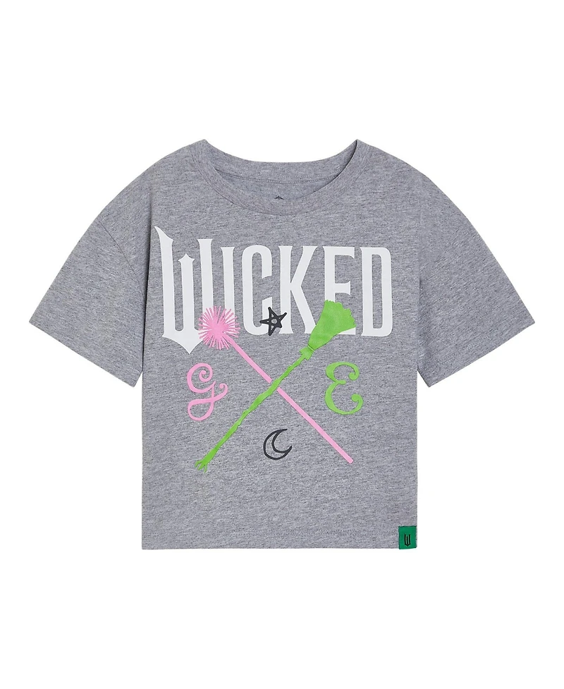 Wicked Girls Universal Studios Boxy Drop Shoulder T-Shirt